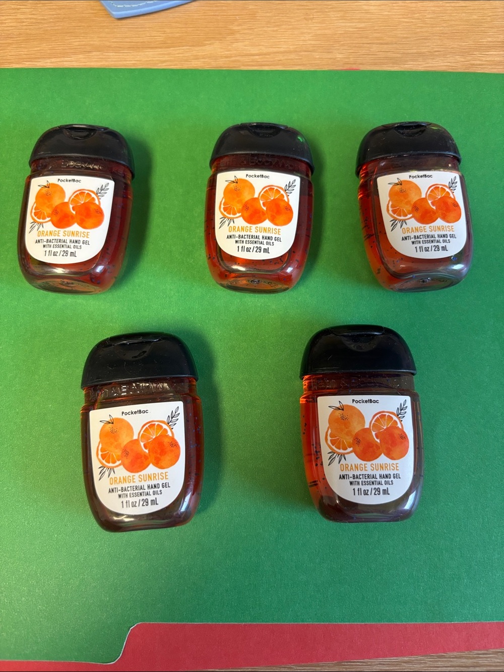 Bath & Body Works Orange Sunrise Antibacterial Hand Gel - Orange (5 Pack)